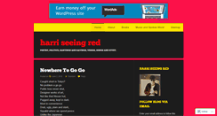 Desktop Screenshot of harryseeingred.com